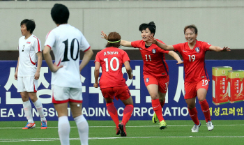 무승부 이룬 대표팀 "여자축구 미래 걸렸다는 각오로 뛰었다"