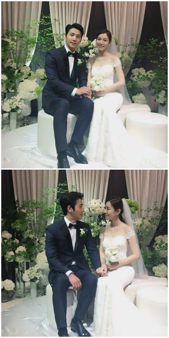 이상우♡김소연, 결혼식 사진 공개…"해피 웨딩"