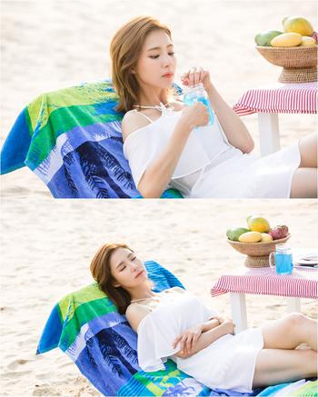 '하백' 신세경, 화사한 비치룩…'여름 여신'