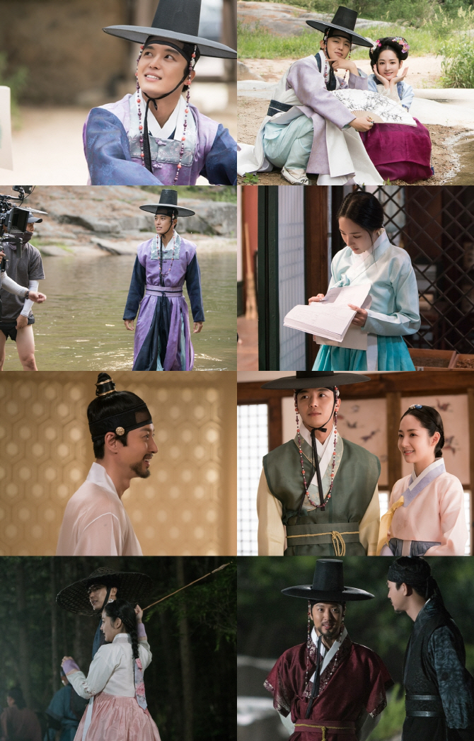 '7일의 왕비' 배우들의 꿀케미…웃음만발 촬영현장 습격