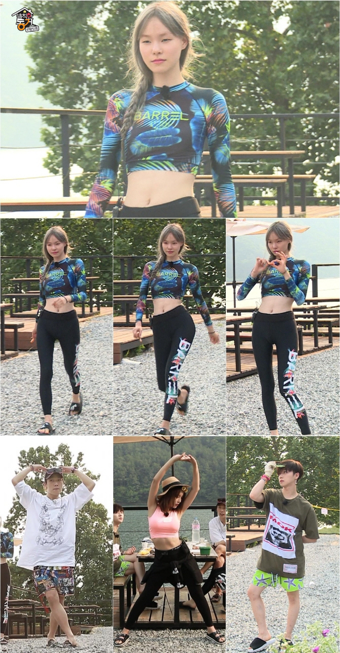 '발칙한 동거' 진정선, 래시가드 입고 모델 워킹 '눈길'