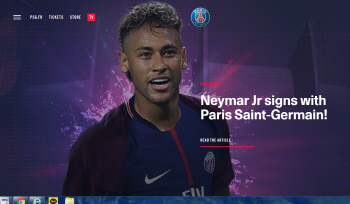 네이마르, PSG 공식 이적..."타이틀 얻도록 돕겠다"