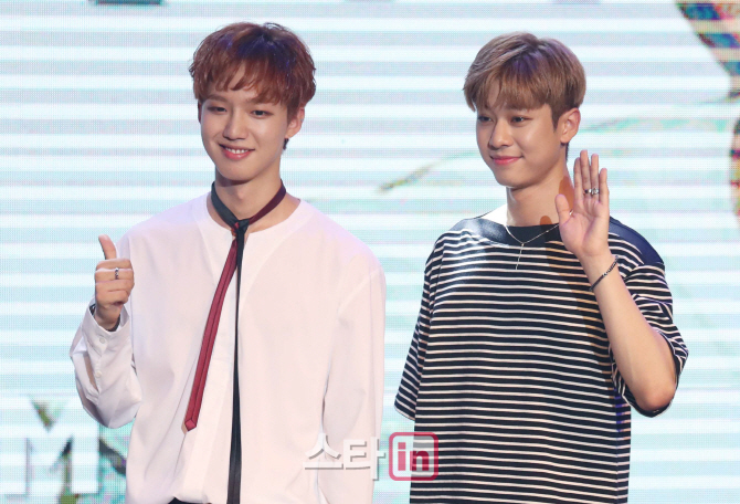 [포토]임영민-김동현 '귀여운 미소'