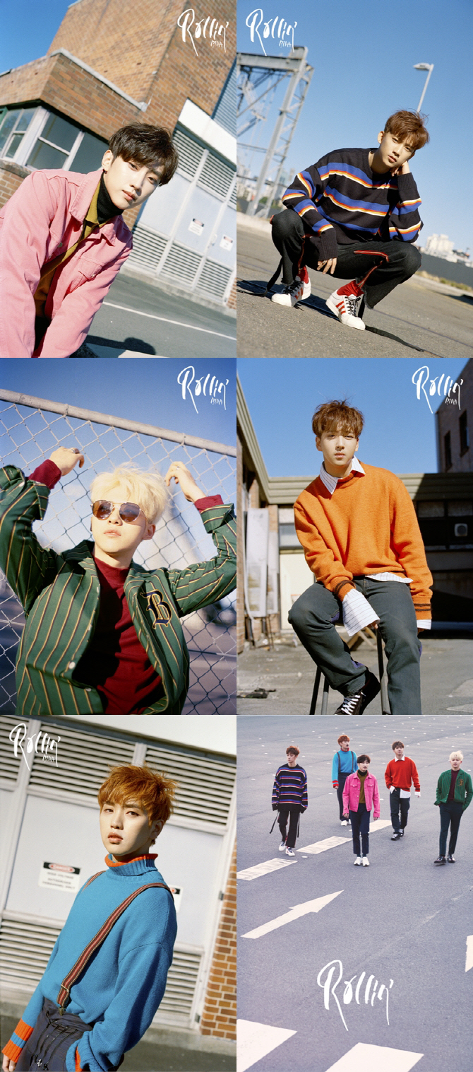 '컴백' B1A4, 그레이 버전 포스터 공개 '자유분방 매력'
