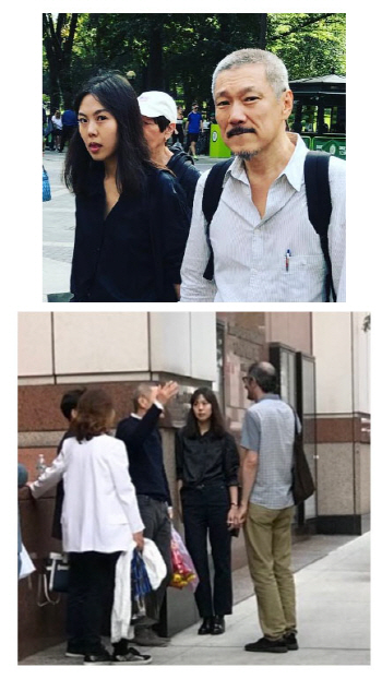 홍상수·김민희, 美뉴욕영화제 동반참석 ‘진지한 얼굴’