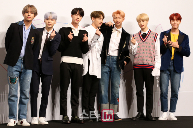 방탄소년단, 'SNS서 가장 영향력 있는 유명인'에 선정