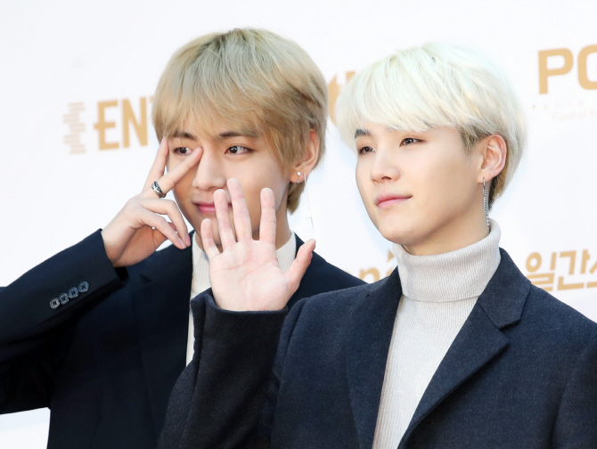 뷔-슈가, '훈훈한 BTS 형제'