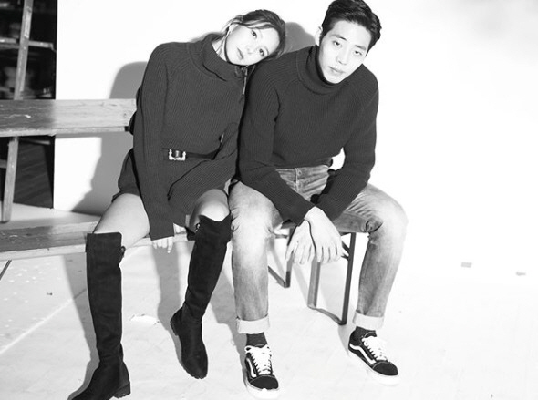 [포토]정아♡정창영, 웨딩화보 공개 '시크 커플'