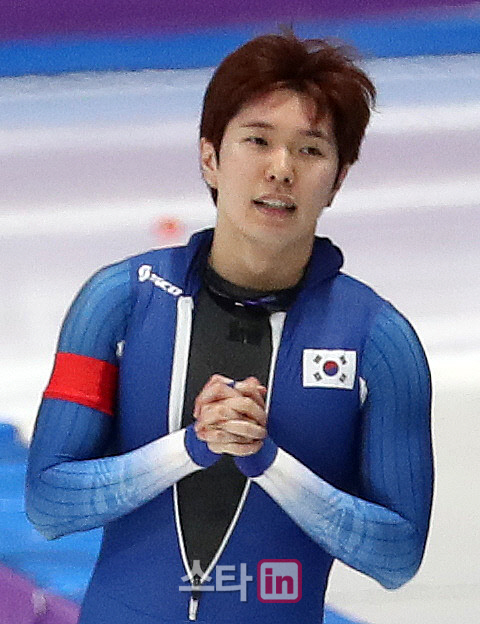 [포토]김태윤, 빙속 男 1,000ｍ 동메달 획득