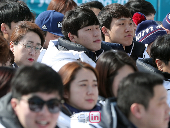 [포토]해단식 참석한 스켈레톤 윤성빈