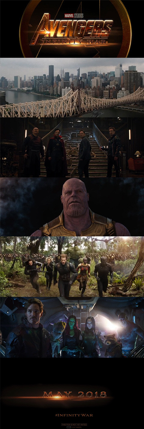 MCU 10주년 `어벤져스:인피니티 워` 4월27일 개봉확정