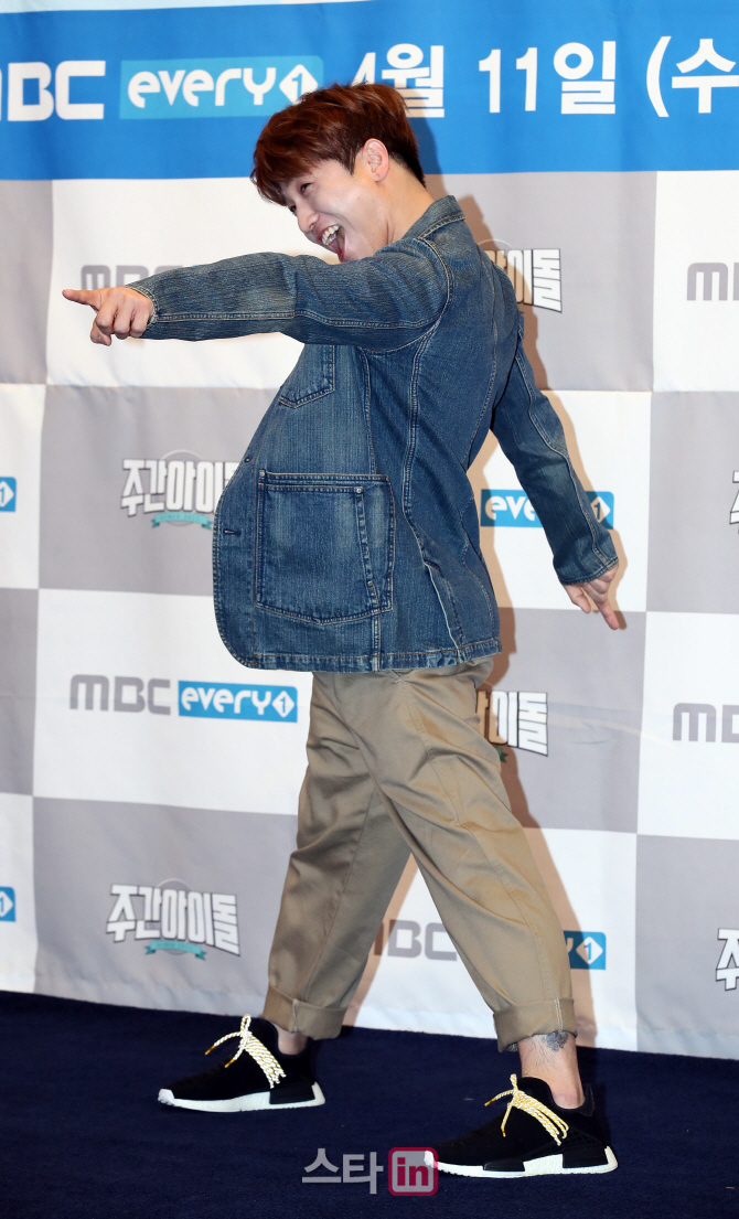 [포토]코미디언 유세윤, '아이돌, 내가 간다 기다려'
