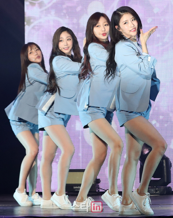 [포토]러블리즈, '걸그룹 각선미'