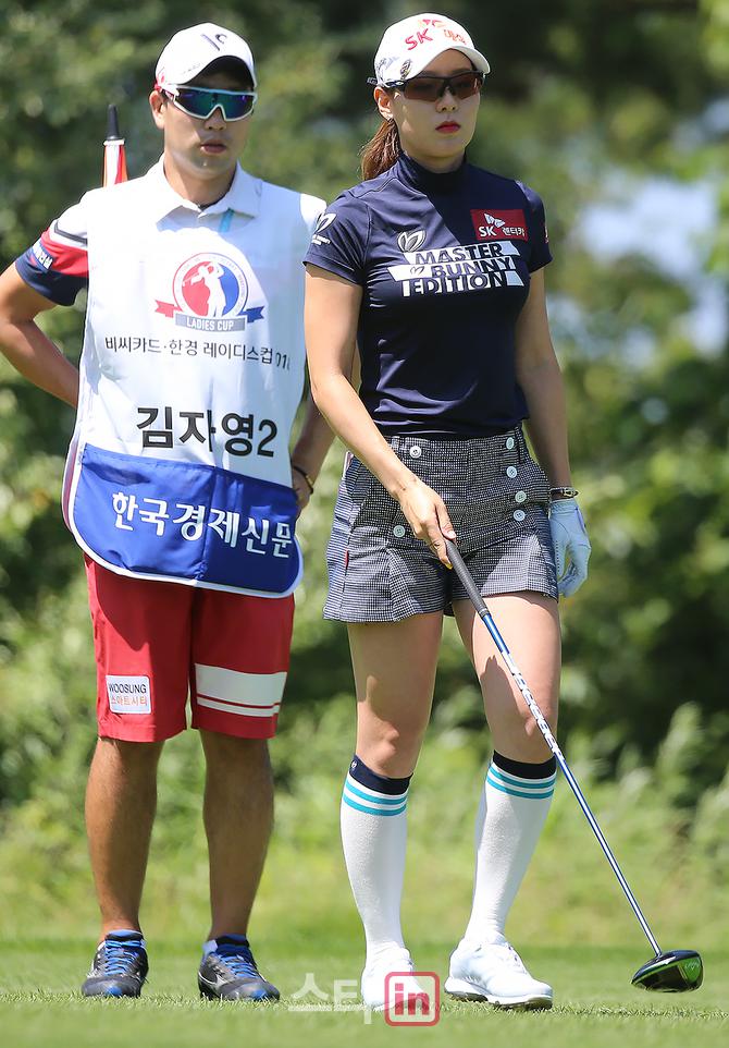 [포토] 자몽 김자영 '엄지 발가락 부상에도 불구하고 날린다'