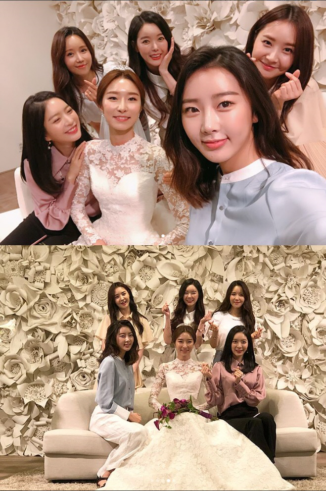 '달샤벳' 가은, 멤버들 축하 속 결혼