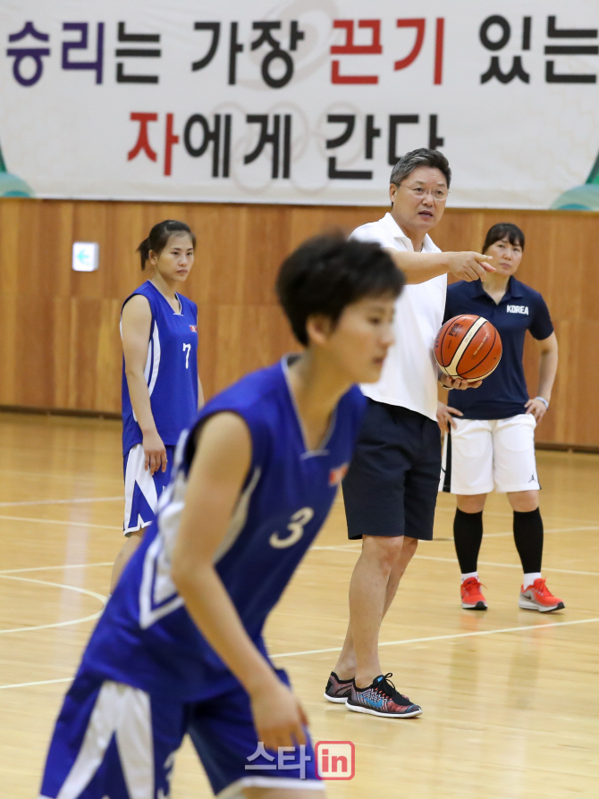 [포토]이문규 감독 '저쪽으로'