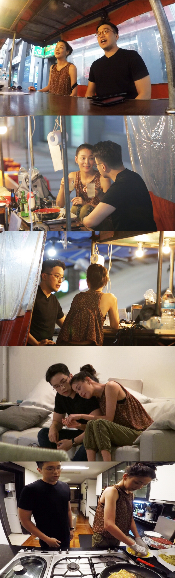 '동상이몽2' 한고은-신영수 부부, 포차 데이트 '취중 고백' 눈길
