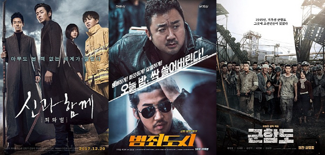 '신과 함께·범죄도시·군함도 뭐 볼까?' 추석특선영화 총정리