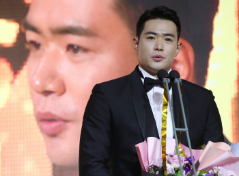 MVP 우뚝 선 김재환 "계속 성실한 모습만 보여주겠다"