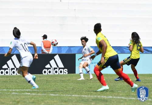 U-17 여자대표팀, 콜롬비아와 1-1 무승부…조별리그 1무 2패 탈락