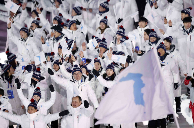 '평창올림픽 남북 화해 분위기' AFP통신 올해 10대 장면
