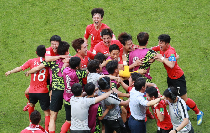 전차군단 독일 꺾은 한국..AP통신 '2018 올해의 스포츠 이변'