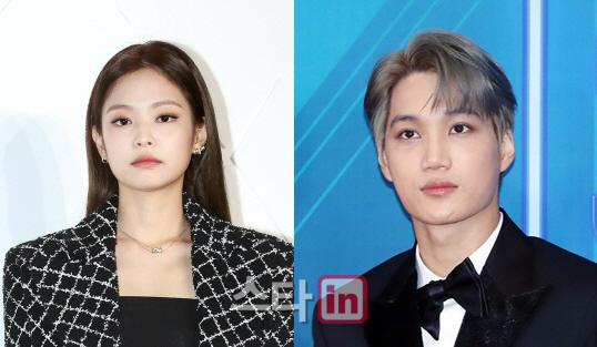 엑소 카이·블랭핑크 제니, 새해 열애설 1호