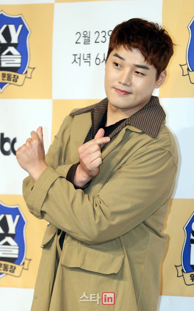 [포토]권혁수 '나는 먹기 위해 운동한다'
