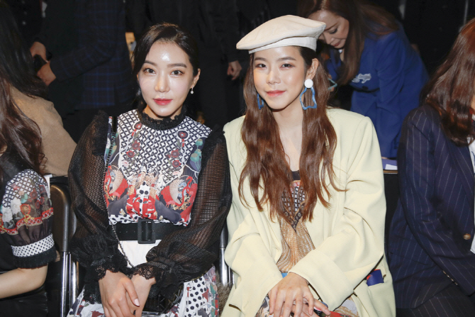 [포토]패션위크 찾은 '단짝 모델' 권은진, 정하은