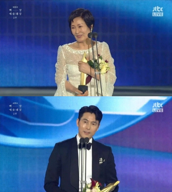 김혜자·정우성, 백상예술대상 수상…‘SKY캐슬’ 4관왕(종합)