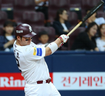 키움 박병호, 올시즌 안타 평균 속도 1위 '152.7km'