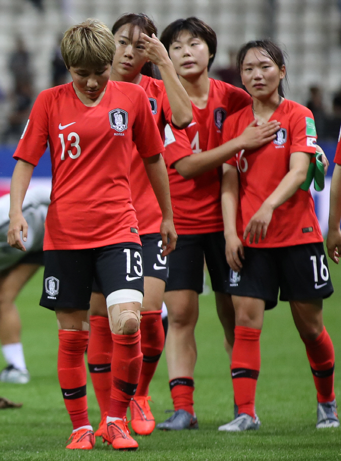 [여자 월드컵]한국, 노르웨이에 1-2 패배…3연패로 조별리그 탈락