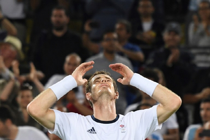[리우올림픽]`영국 테니스 자존심` 머리, 남자단식 2연패 달성