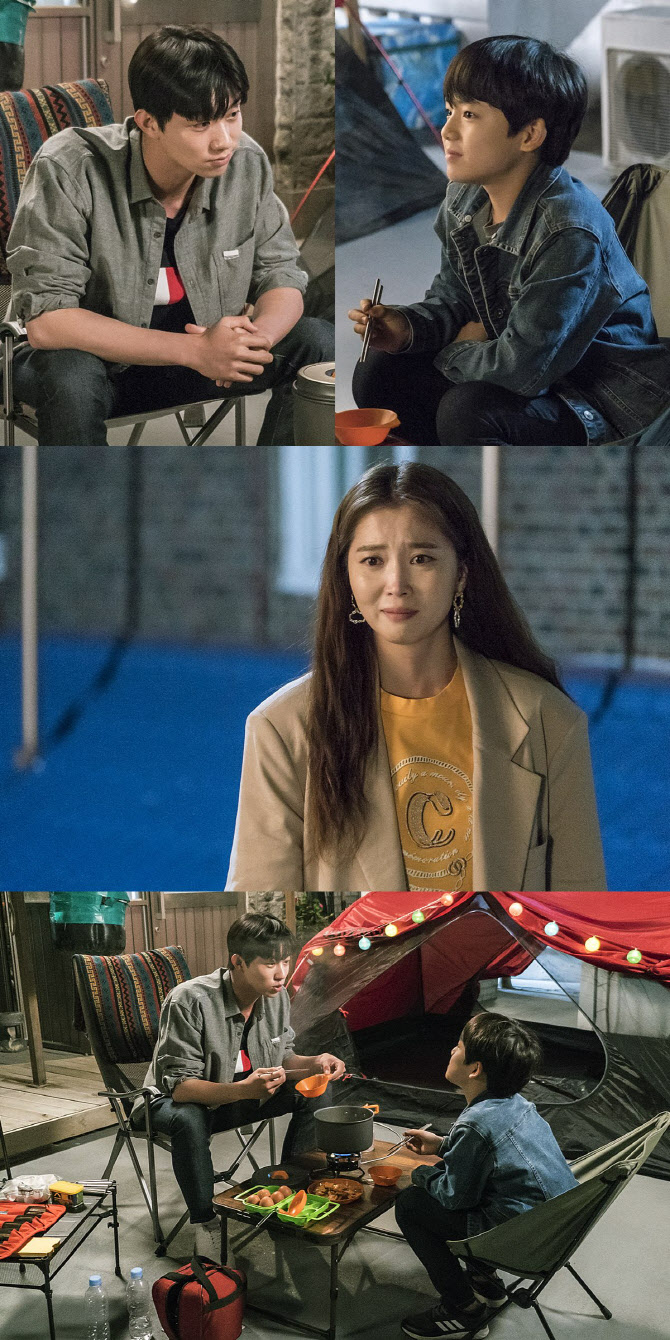 '한다다' 기도훈·문우진 옥상 캠핑…오윤아, 눈물 흘리는 이유는?