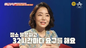 '애로부부' 조지환 아내 "32시간마다 요구… 장소불문"