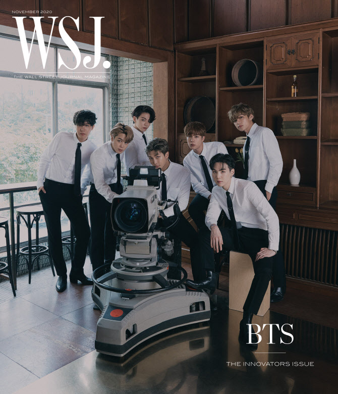방탄소년단, 월스트리트저널 매거진 선정 '올해의 음악 혁신가'