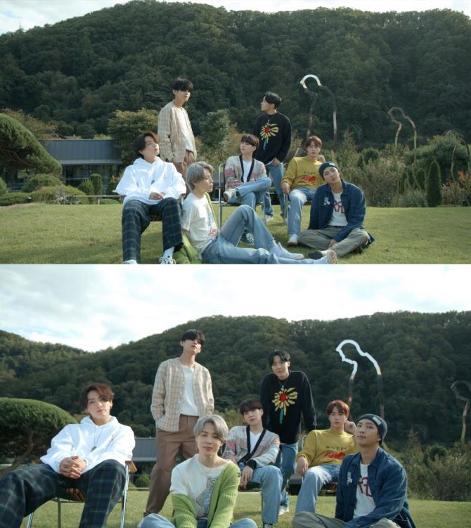 힐링 그 자체…방탄소년단, 'Life Goes On' 새 MV 공개