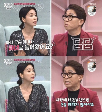 '동치미' 최홍림 "가사노동은 아내의 도리"…김성희 "하녀냐"