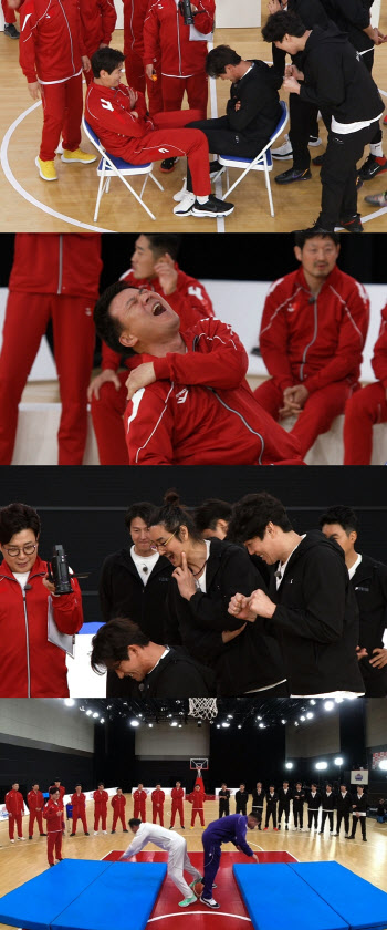 '뭉쳐야쏜다' 허재, 오지호 허벅지 파워에 '멘붕'