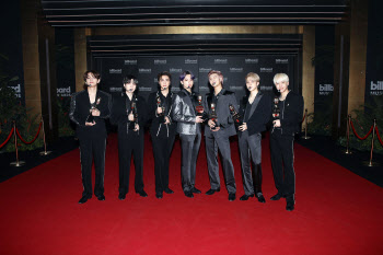 'BBMA' 4관왕 위업…진격의 BTS, 2021 기록행진 돌입