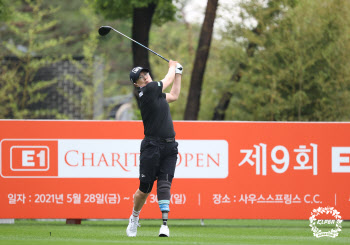 '의족 골퍼' 한정원, 42오버파 최하위.."골프 칠때 행복..좌절은 없다"