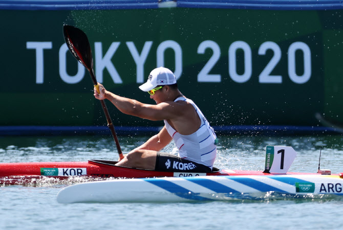 [도쿄올림픽]조광희, 카약 1인승 200m 결선 진출 실패…파이널B로