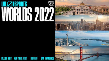 2022 LoL 월드 챔피언십, 북미 3개국 투어로 열린다