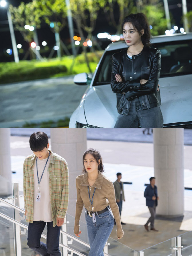 '배드 앤 크레이지' 한지은, 멜로 아닌 '액션이 체질'