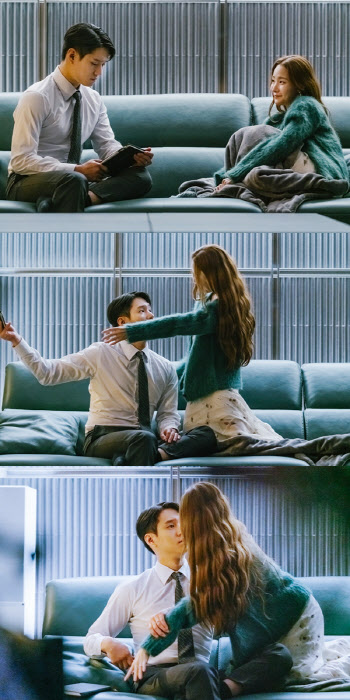 '월수금화목토' 박민영X고경표, 키스하기 1초 전