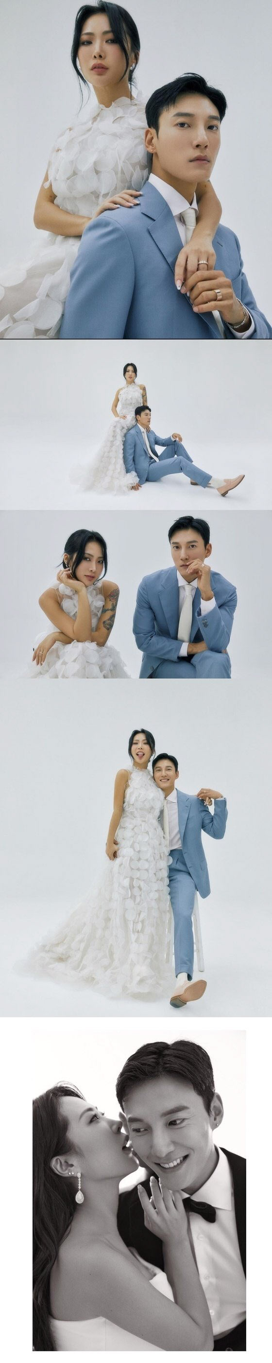 허니제이, 오늘(18일) 1세 연하 ♡정담과 웨딩마치