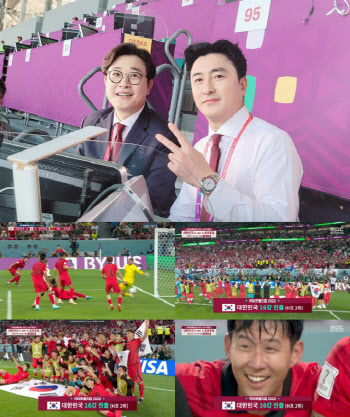 안정환 "한명씩 뽀뽀해주고 싶다"…MBC 중계진 말말말