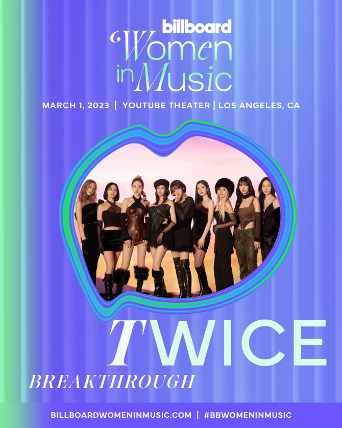 트와이스, 美 '빌보드 위민 인 뮤직 어워즈' 수상 영예