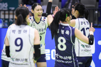 선두 현대건설, 도로공사에 덜미 잡혀 3연패...흥국, 1위 역전 눈앞