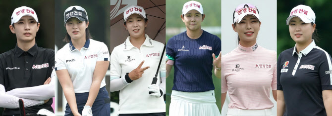신규 안강건설, 전통의 골프단들과 KLPGA투어 상반기 2승 배출